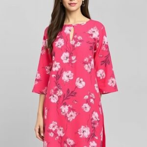Floral Print Women's Tunic Elegant