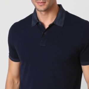 Men's Polo Shirt Classic navy-blue polo shirt