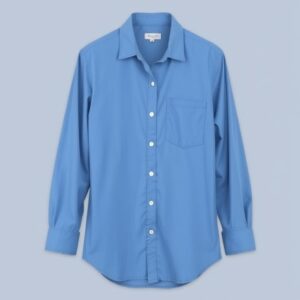 Men's Blue Dress Shirt Elegant and Comfortable