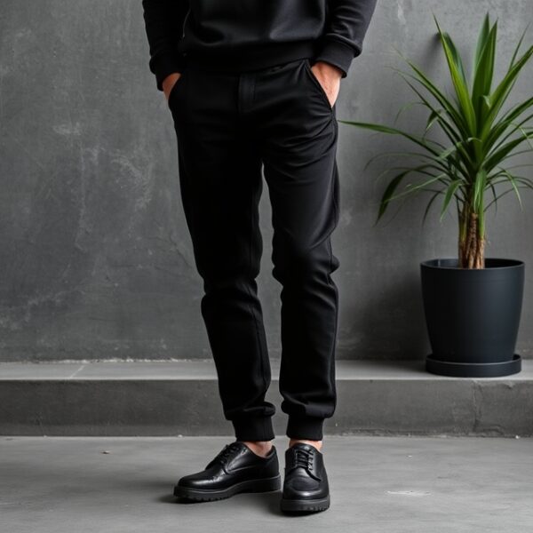 Black Pants Ideal for casual and workout wear