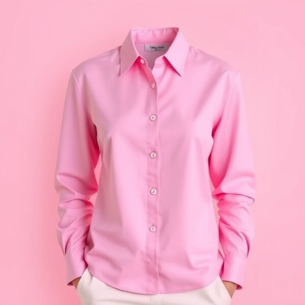 Pink Dress Shirt Stylish and comfortable long-sleeve shirt